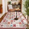Balcony Waterproof Floor Mat Large Size Pvc Leather Anti-slip Carpet American Retro Home Decoration Rug for Kitchen Floor Mat
