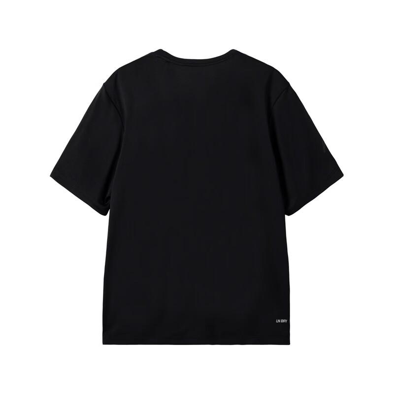 LI-NING Summer New Men's Short Sleeve T-Shirt Lightweight Breathable Comfortable Crew Neck Simple Fashion Casual Versatile Sports Top