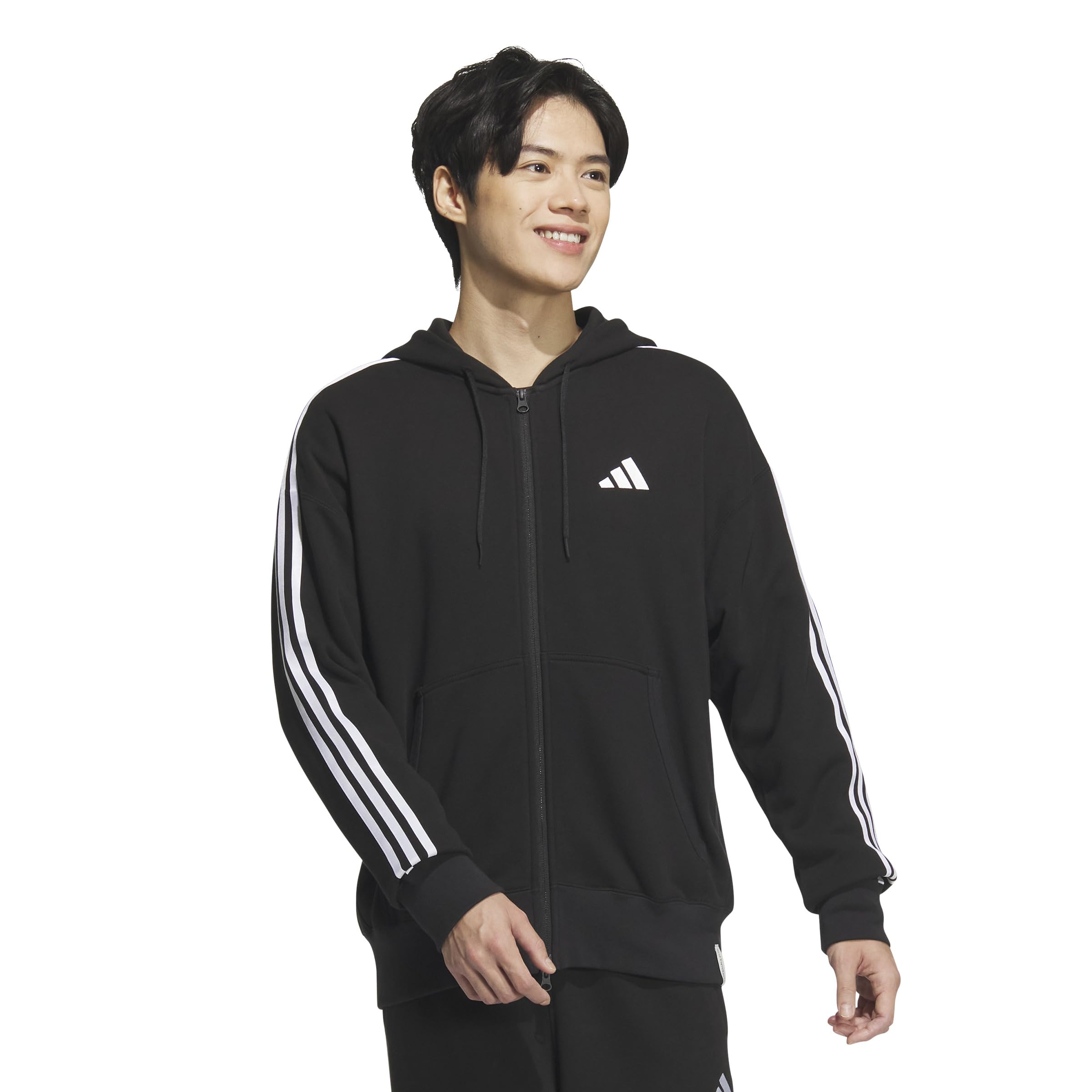 

Adidas Hoodie JUP86 Black 3XL ESS+ 3-Stripes Full-Zip Men s (JW6924)