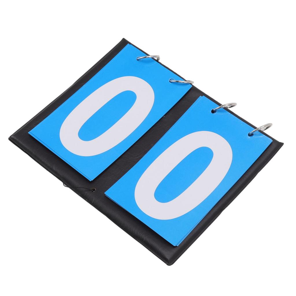 Digit Flip Scoreboard Portable Large Card Water Repellency Filp Sports Score Keeper for Basketball