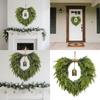 Sustainable Heart Bell Christmas Garlands Portable Safe Holiday Wreath Durable Indoors Festival Decors