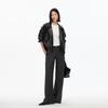 Veromoda Women's Elastic Waist Loose Straight-Leg Casual Pants