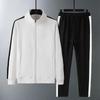Men's 2025 Cotton Tracksuit: Breathable Long Sleeve Fashion Jacket & Casual Running Top