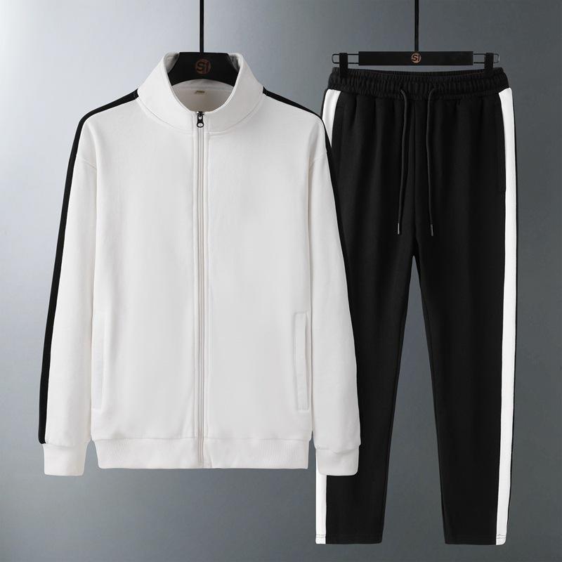 Men's 2025 Cotton Tracksuit: Breathable Long Sleeve Fashion Jacket & Casual Running Top