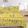 SpongeBob Expressions Pattern Bedding Set 3 Piece Comforter Cover Gift for Bedroom,Includes No Insertsjt016