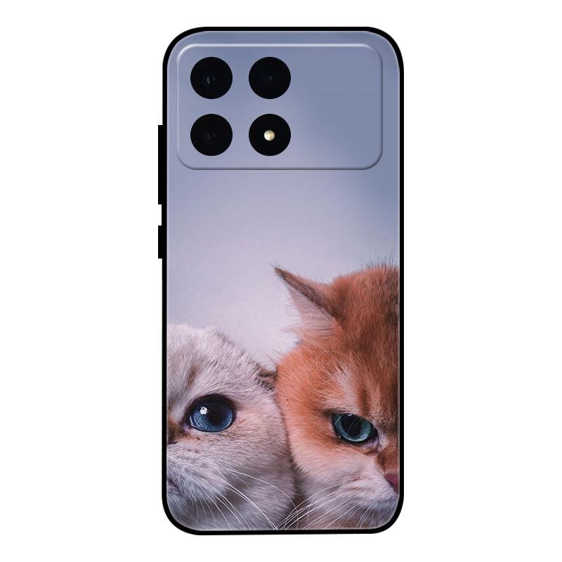 For Poco F8 Pro Case Soft Silicone Painted Shockproof Back Cases For Xiaomi Poco F8 Pro pocoF8 Pro Cover TPU Coques Cute Cartoon