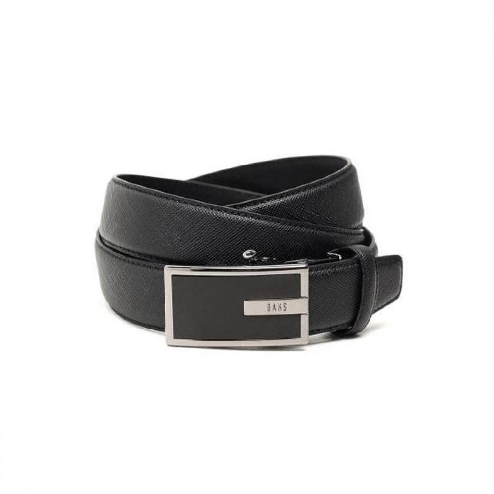 Daks Автоматический кожаный ремень с черной клетчатой пряжкой Dbbe2f761 Single option