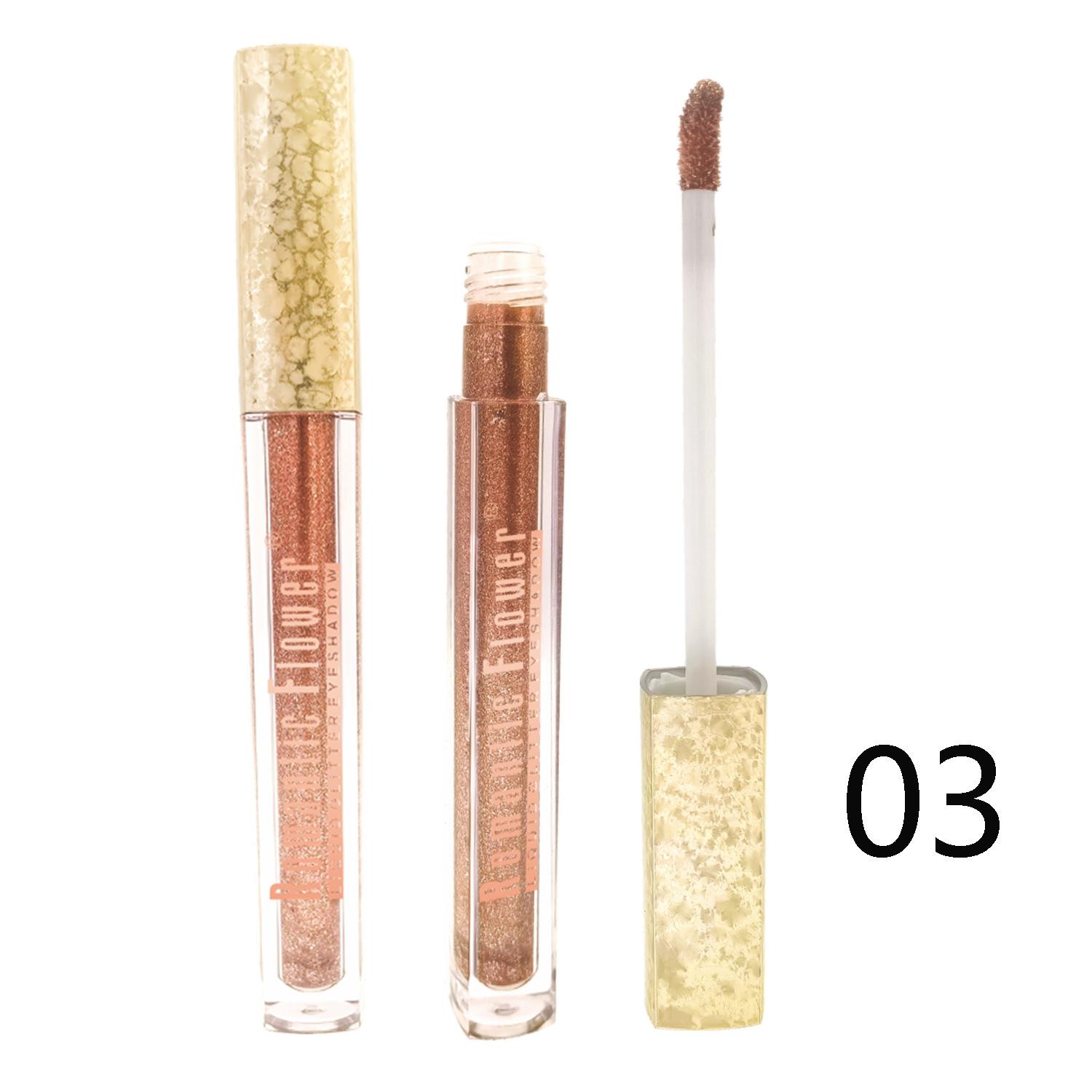 

3 цвета блестящие жидкие тени для век палочка для макияжа лица водостойкий стойкий макияж 03