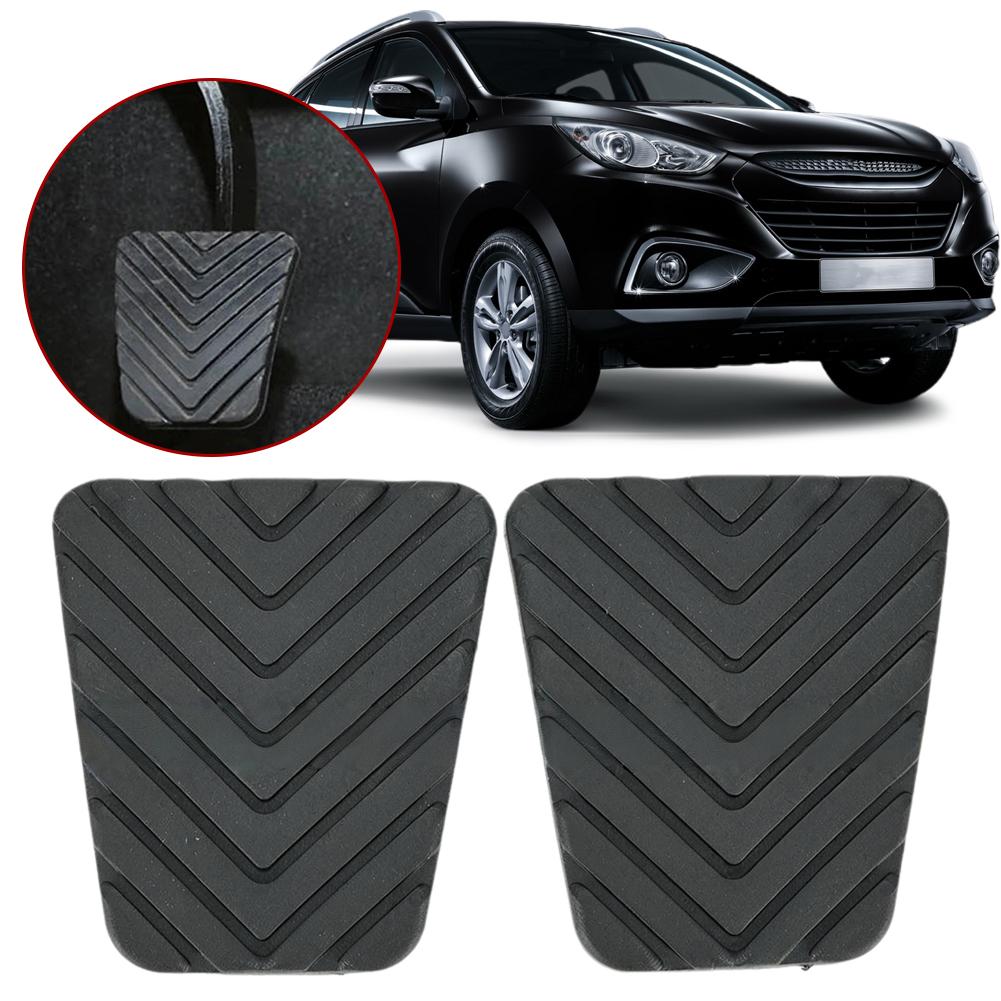 32825-36000 For Hyundai IX35 K Foria Optima 2.17*2.52inch 2pcs Car Optima Brake Clutch Pedal Pad Auto Rubber Suitable Tools O8B0