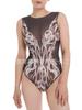 2025 European & American Cross-Border One-Piece Russian Swimsuit Bikini