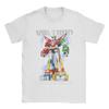 T-shirt Anime Voltron da Uomo Abbigliamento in Cotone Vintage Manica Corta Girocollo Maglietta T-shirt Stampata