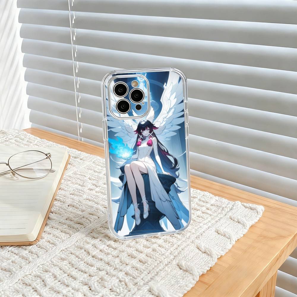 Genshin Impact Columbina   Phone Case For iPhone17,16,15,14,13,12,11 Plus,Pro Max Soft Transparent Cover