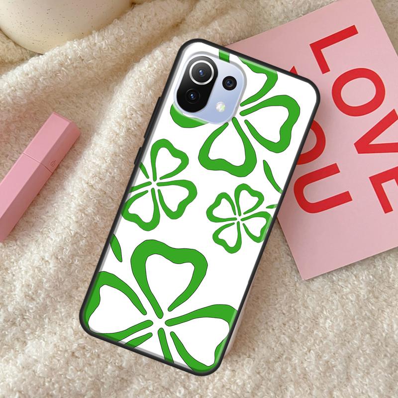 Ireland Shamrock Lucky Case For POCO X5 X3 X4 F5 Pro F3 F4 GT C40 M5s Phone Cover For Xiaomi 13 11T 12T Pro 12 Lite