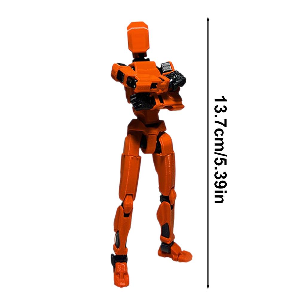 Multi-articular Action Figure Robot 3d Printed Action Figure Assembly Figure Toy Multi-jointed Movable Robot home Desktop Decors