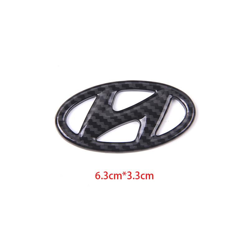 1pcs Car Steering Wheel Emblem Sticker Accessory For Hyundai Genesis N-LINE I10 I20 I30 I40 IX20 IX35 Kona Getz Veloster Tucson XX3