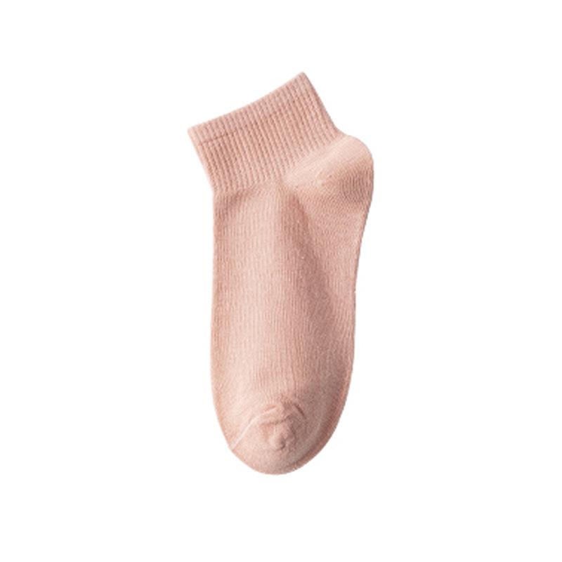 Damen Kurze Socken, Polyester-Baumwolle Flachmündige Bootssocken, Niedlich und Trendy, Dünn für Frühling und Sommer, Mittelwadenhoch für Sommer, Frühling und Herbst