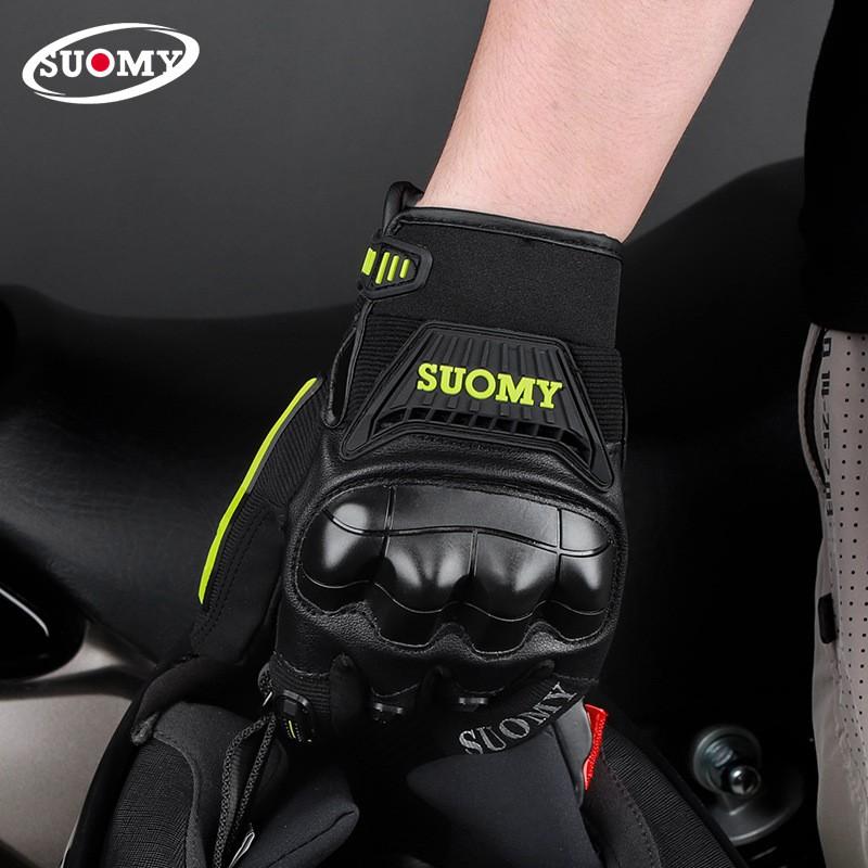 Full-Finger Motorcycle Riding Gloves With Touchscreen Compatibility Breathable Off-Road Use