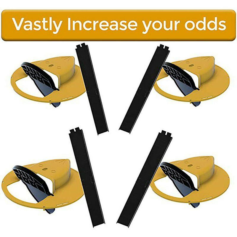 Durable And Effective Mouse Trap With Auto Reset Rat Door For Easy Rodent Control