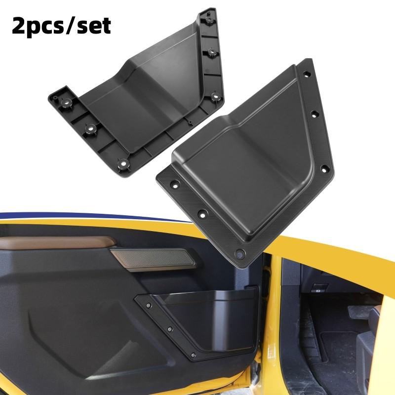 

Боковой ящик для хранения на двери автомобиля, органайзер для хранения на передней двери автомобиля, аксессуары для салона автомобиля, пригодные для Ford Bronco чёрный