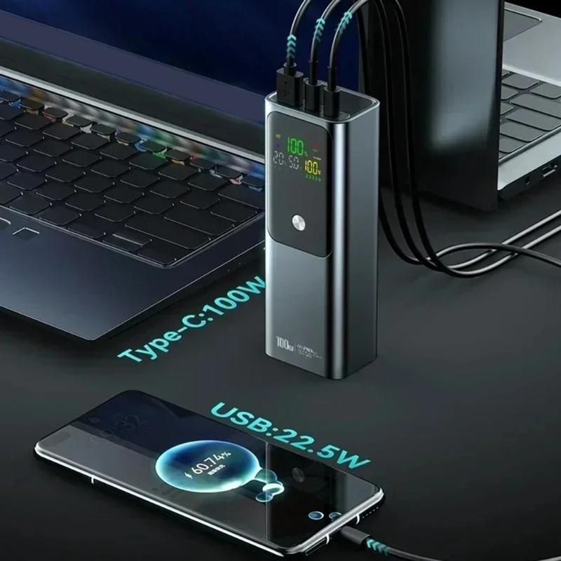 100W Fast Charging Power Battery Holder Case 21700x4 Enclosure for Simple Assembly and Multiple Device Compatibility
