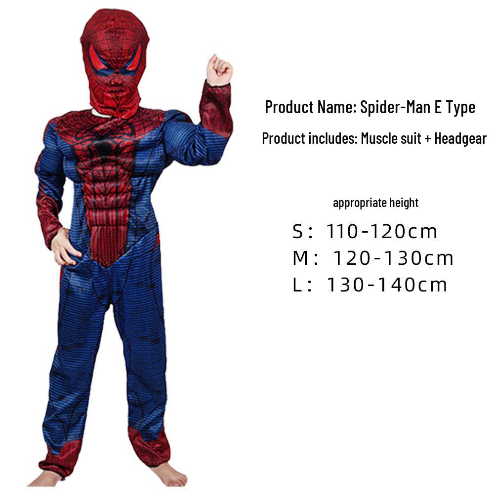 Avengers Wolverine Thor Deadpool Captain America Kids Superhero Muscle Suit Costume