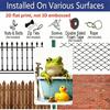 2D Flat, Retro Frog in Bathtub Aluminum Wall Sign - Vintage French Decor Suitable for Home, for Man Cave, Bars, Cafes | Indoor/Outdoor Bathroom