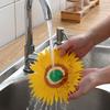 Silikon-Topfuntersetzer Topfmatte Sonnenblume Pfanne Topfhalter Hitzebeständig Rutschfest Heißes Geschirr Untersetzer für Küche Esstisch Arbeitsplatte