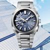 Seiko Herren SBXD013 (ASTRON NEXTER GPS Solar Metallarmband Herren) Runde Uhr Silber Mehrzeiger Analog