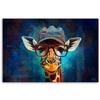 Canvas print, Pop Art giraffe