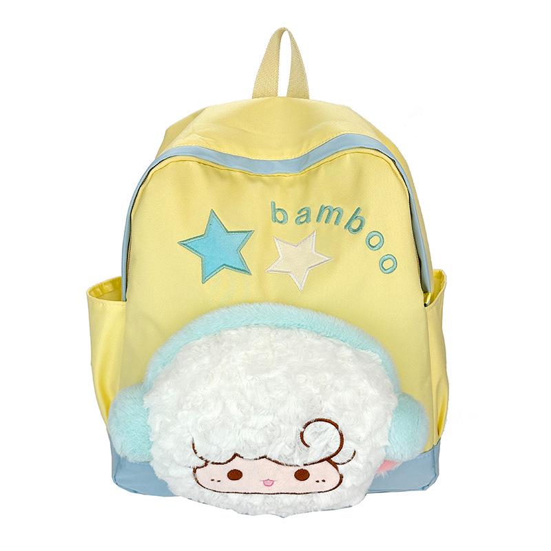 

New high-value panda plush bag campus handsome and explosive versatile cute backpack boys and girls schoolbag 31*10*35