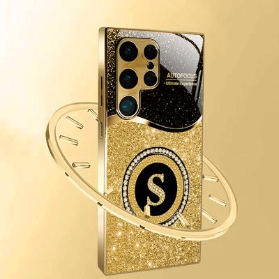 Mode Sfeer Eenvoud High-end Galvaniseren Glas Telefoonhoesje voor Samsung Galaxy S26 S25 S24 S23 S22 S21 FE, Ultra, Plus