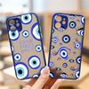 Turkish Lucky Blue Evil Eye Abstract Phone Case for IPhone 12 11 14 Pro Max X XR XS XR Classic Clear Cases for iPhone 13 Fundas