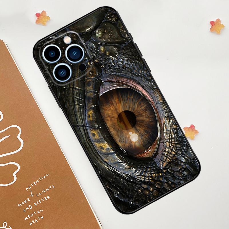

Готический чехол для телефона Глаз Дракона для iPhone 17 Pro Max 11 14 15 16 Pro Max 12 13 mini 16 Plus 16e 17 Air Funda iPhone 16 Pro