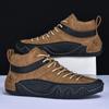 Fashion Leather Casual Shoes Sneakers for Men Fashion Outdoor Walking Loafers Shoes Comfortable Footwear Luxury Man Boots 2025 Size 48
