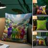 Childrens Cute Companionship Teletubbies-A Pillow Case Comfort Sofa Bed Silky Elegant Invisible Zipper Decorative Cushion Cover