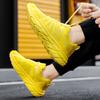 Men’s Black Sports Shoes Women White Running Sneakers Students Over Sized Basketball Shoes Couple Red Yellow Unisex Jogging Shoes
