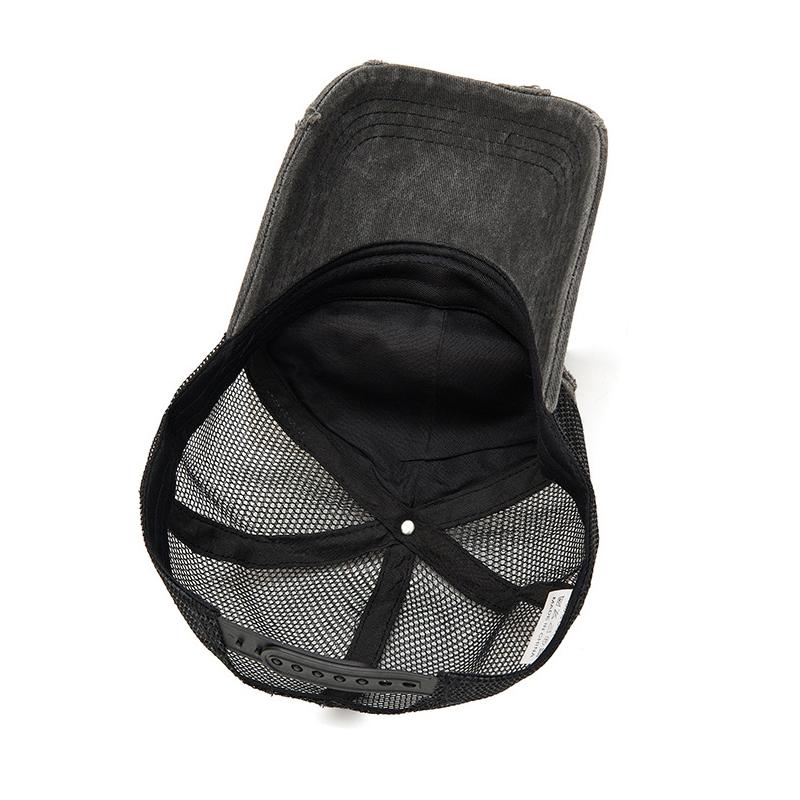 Baseballkappe Sommer Unifarben Atmungsaktive Netzkappe Outdoor Sonnenschutzkappe