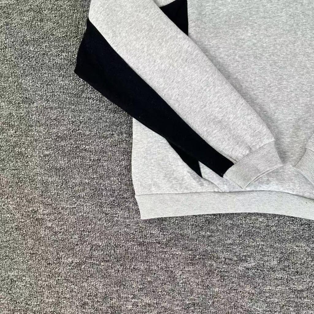 Mertra Patchwork Embroidered Velvet Unisex Batwing Hoodie & Loose Pants Set - Trendy Casual Wear