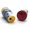 22mm AD16-22DSV Round Digital Voltmeter AC 60-500V Mini Voltage Meter LED Digital Display Voltmeter Indicator Light Pilot Lamp