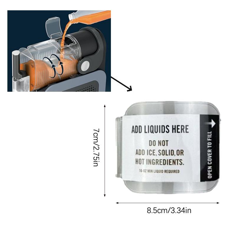 

Коврик и насадка для приготовления смузи для машины для смузи Ninja Fs301 Fs300, нескользящая основа, аксессуар для машин для замороженных напитков-A98U