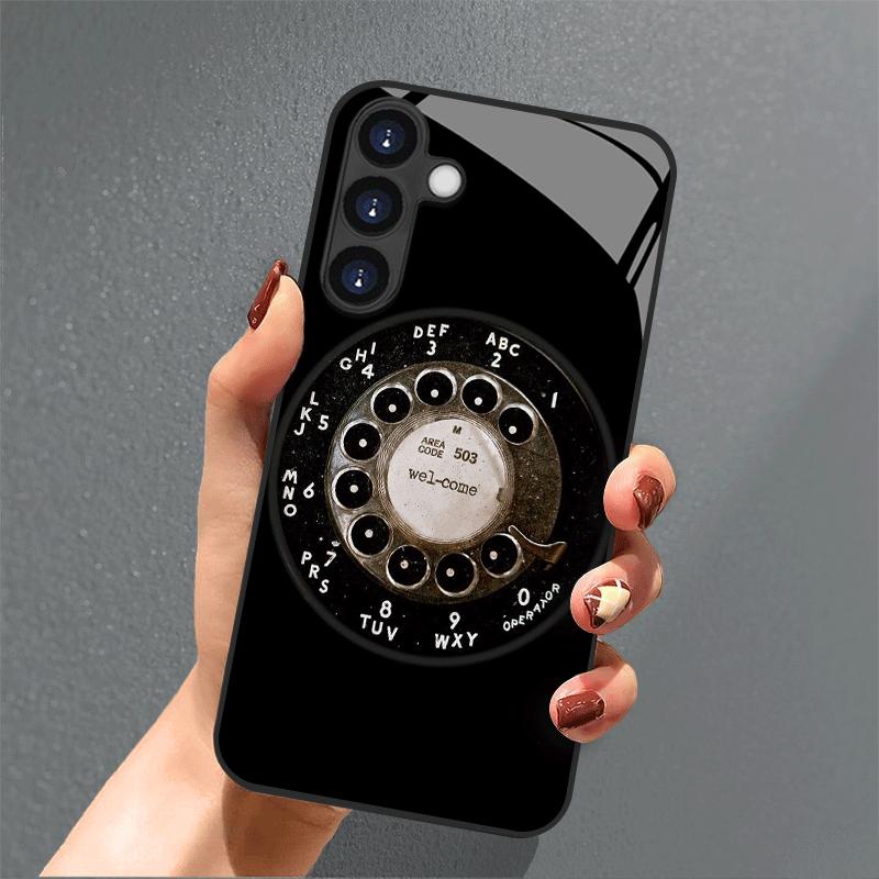 

New model Retro Exquisite luxury High-end PhoneCase Glass TPU PhoneCase for Samsung Galaxy S26 S25 S24 S23 S22 S21 FE,Ultra,Plus For Galaxy S26