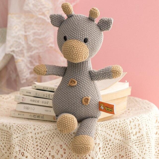 

35cm 7 Styles Super Lovely Bear Pig Rabbit Plush Doll Cartoon Stuffed Animal Toy For Kids Baby Hug Doll Sleep Pillow Home Decor St Practical Use 35CM