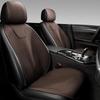 Four Seasons Suede Car Seat Cushion: Universal, Breathable, Slim Waist Design for All Seasons.