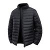 Giacca Invernale Leggera da Uomo in Cotone - Collo Alto, Capospalla Casual a Coste