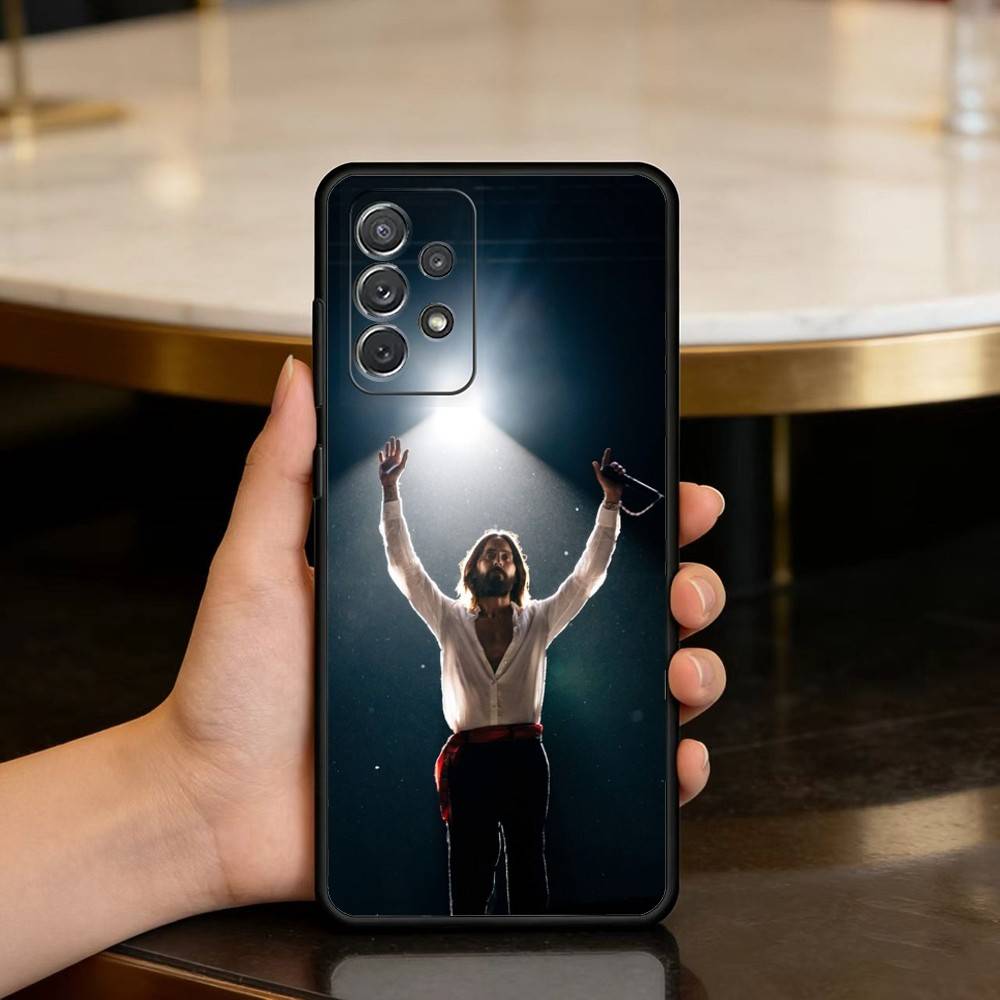 30 S-Seconds T-To M-Mars Phone Case For Samsung Galaxy A73,A72,A71,A70,A53,A52,A51,Soft Silicone Black Cover