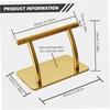 Stainless Steel Foot Rest Ergonomic Design Barber Chair Foot Rest  Tattoo Shop