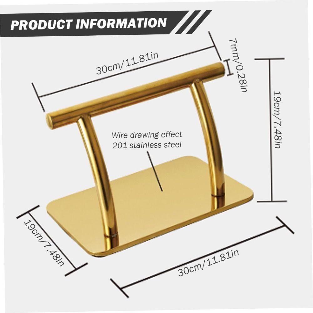 Stainless Steel Foot Rest Ergonomic Design Barber Chair Foot Rest  Tattoo Shop
