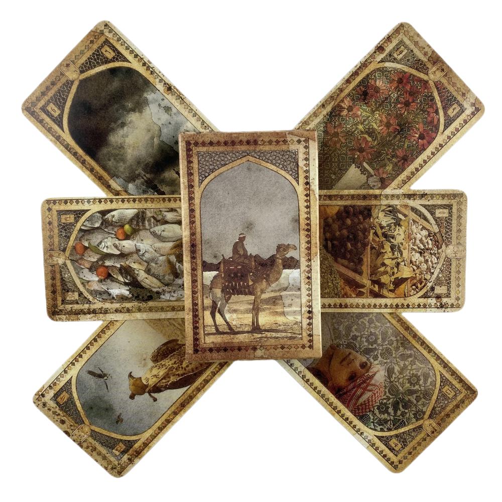 Old Arabian Lenormand Oracle Cards A 39 English Visions Divination Edition Deck Borad Games