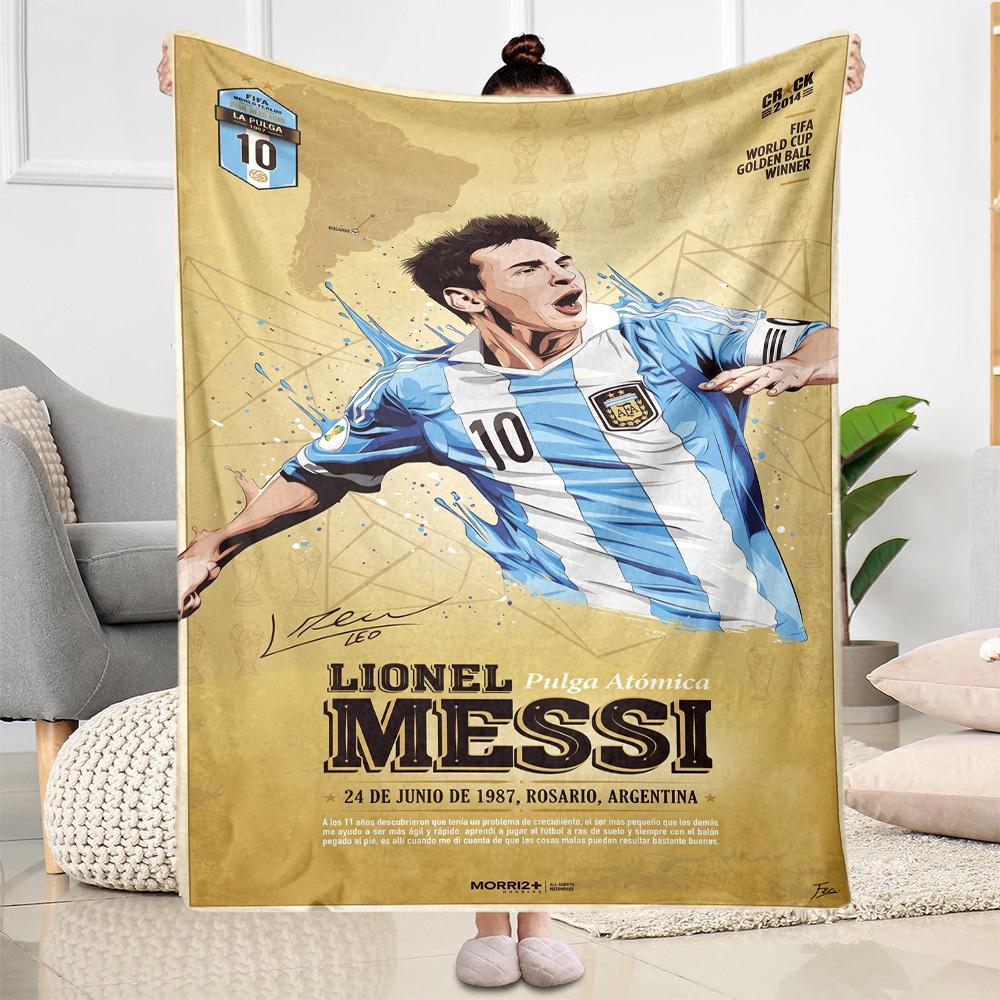 Messi 28 Blanket Soft Warm Cozy Suitable for Livingroom Couch Office for All Occasions Stylish Decor Ideal Gift For Birthday Valentine'S Day