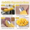 Easy Clean Corn Cob Peeler, 2025 New Corn Peeler for Corn On the Cob, Long Handle Stainless Steel Corn Stripping Tool for Home Kitchen (1 PCS)